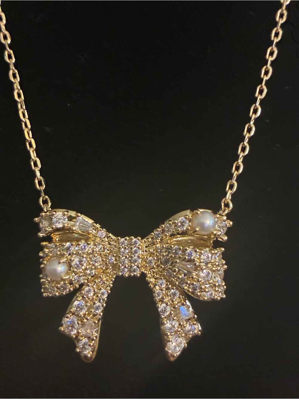 Kendra Scott - Krista Bow Short Reversible Pendant Necklace in White Mix
